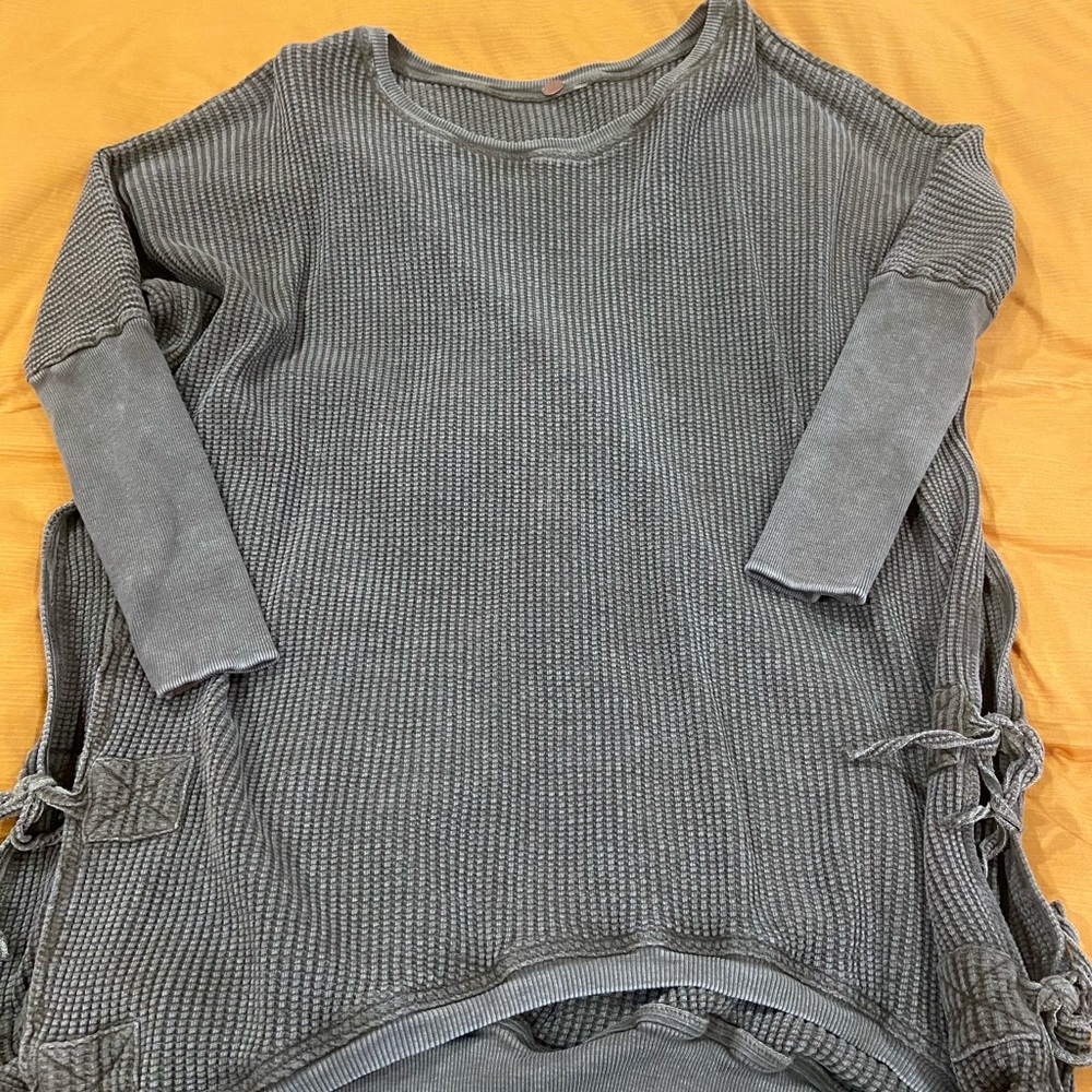 Free People army green tunic